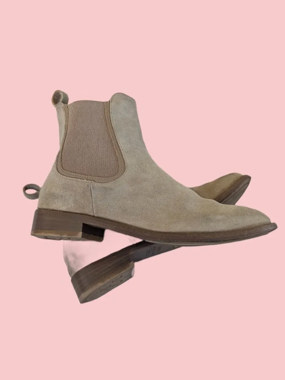 Thursday Boot Company Cream / Tan Suede Pull On boots - Men's Size 8